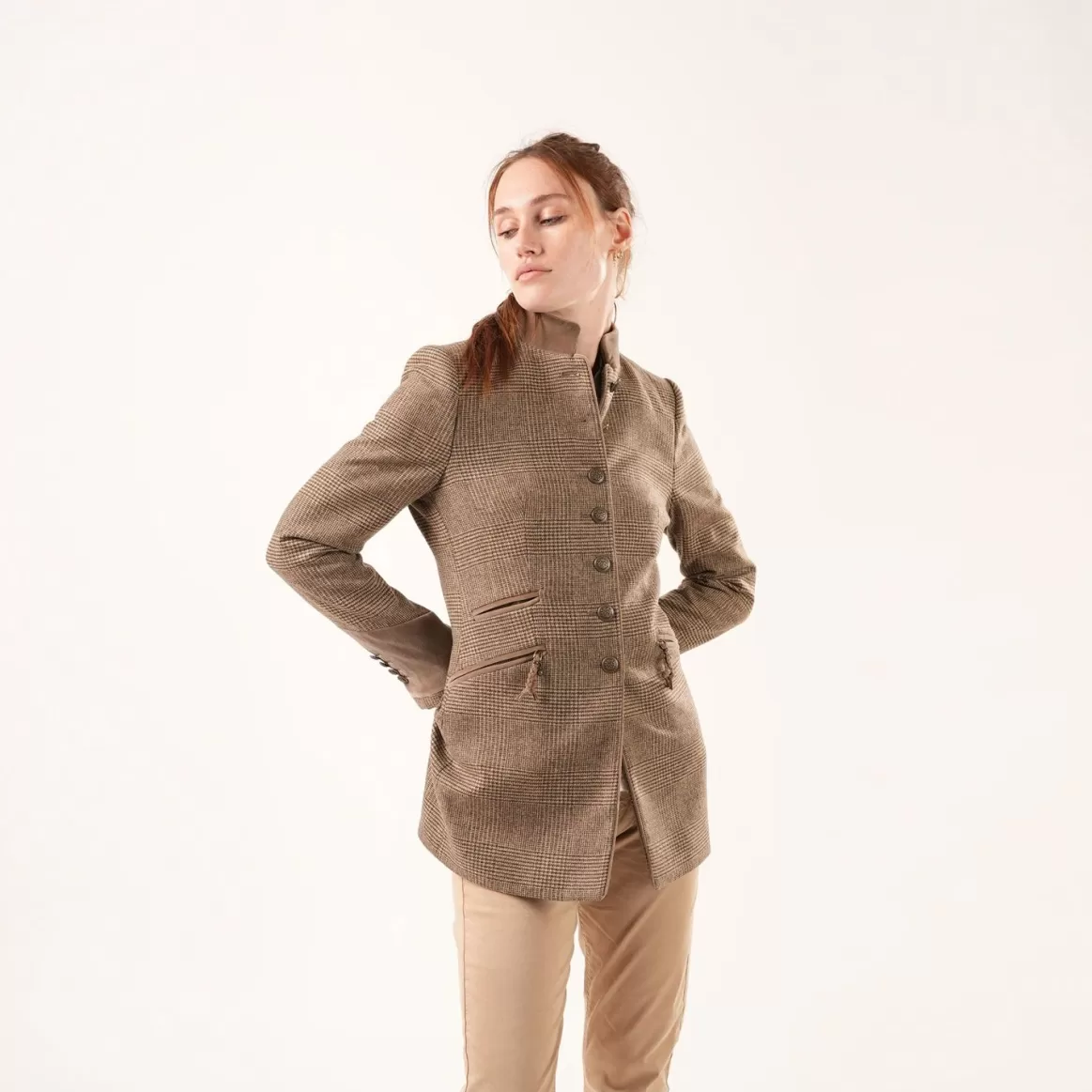 Welligogs Jackets*Balmoral Mocha Tailored Jacket