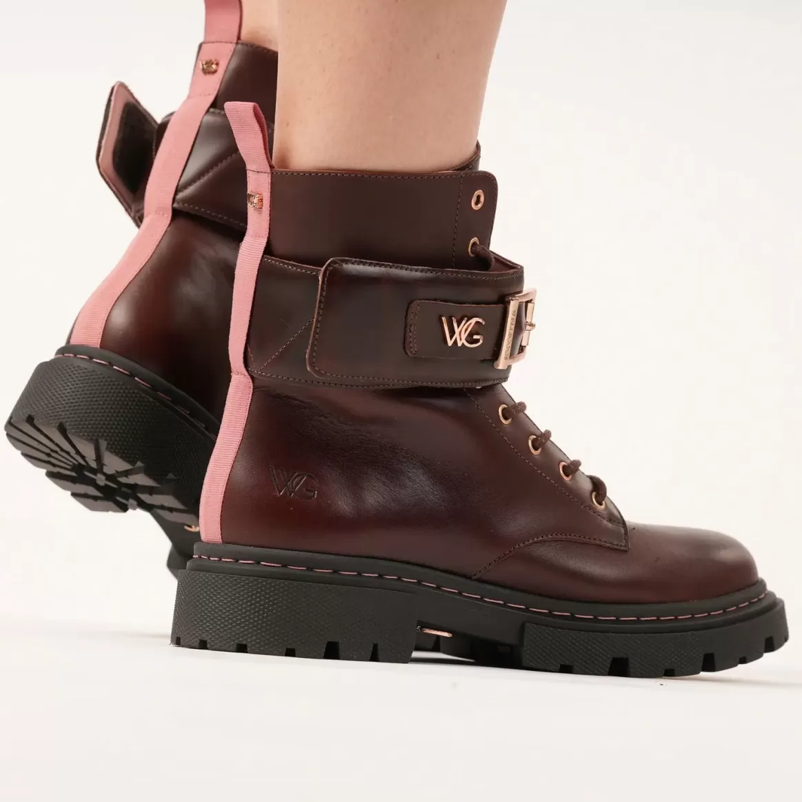 Welligogs Short Boots*Brooklyn Damson Boots