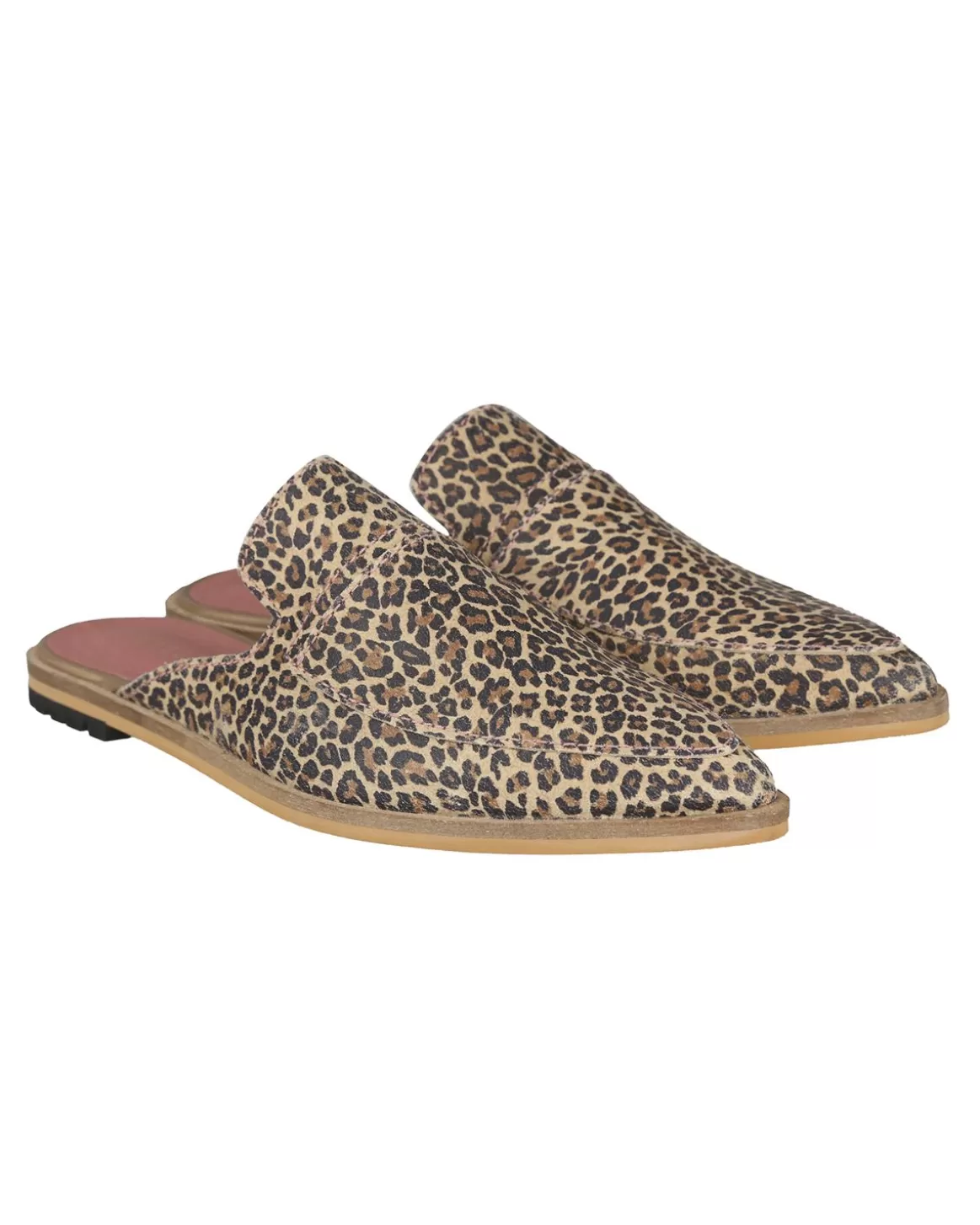 Welligogs Flat Shoes*De Beauvoir Cheetah Mules