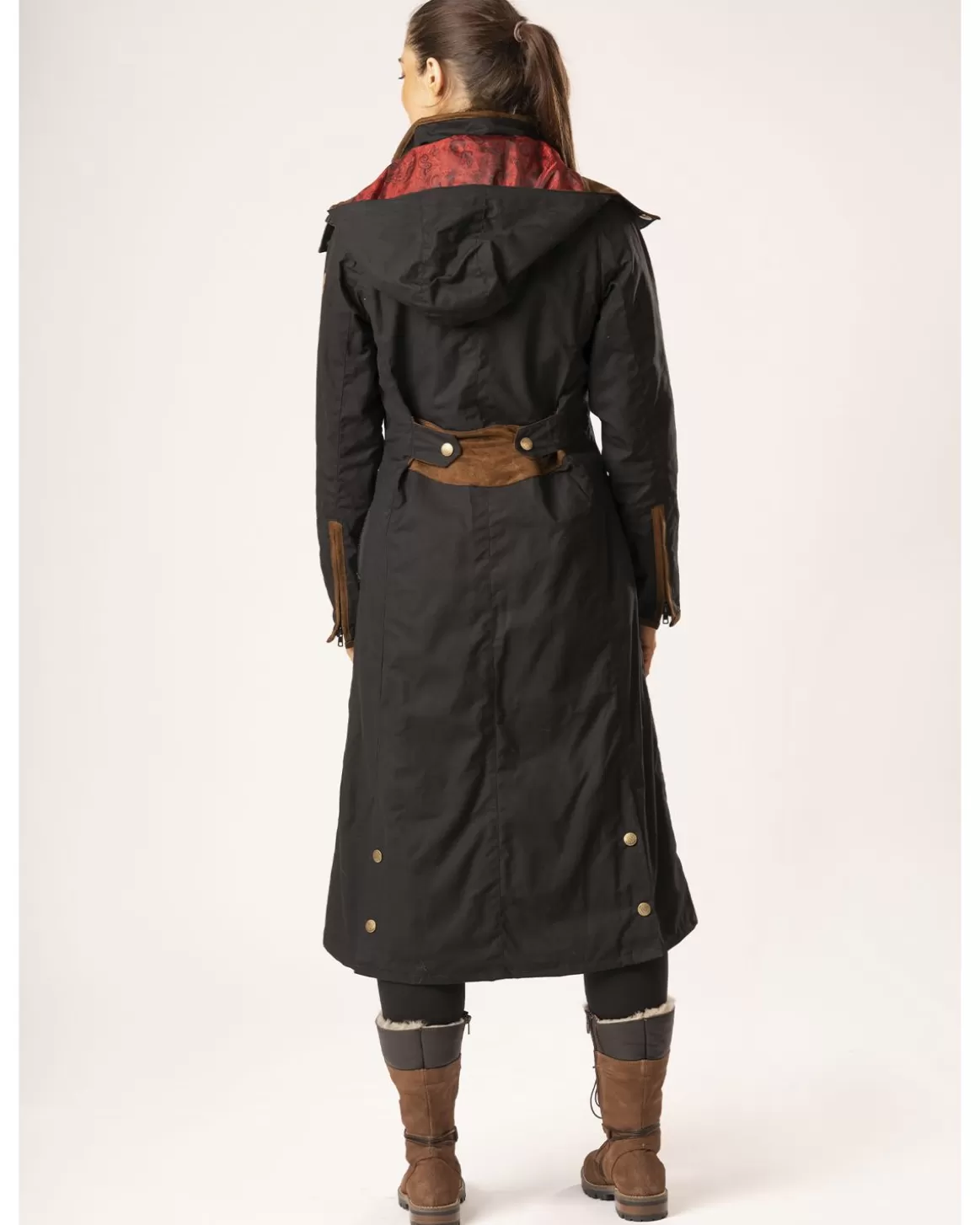 Welligogs Coats*Eleanor Black Long Waterproof Coat