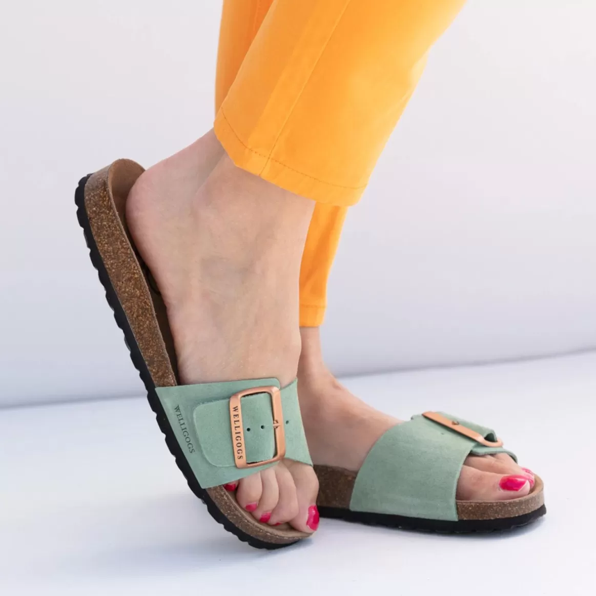 Welligogs Sandals & Espadrilles*Marbella Pistachio Slides