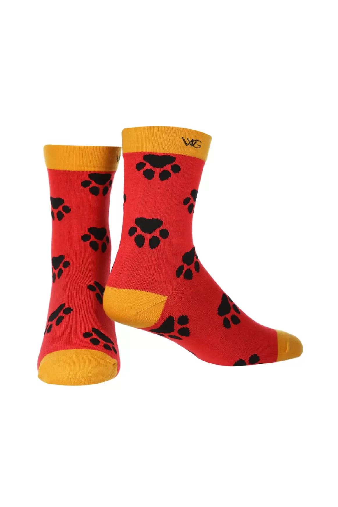 Welligogs Socks & Laces*Men'S Bamboo Paw Print Socks