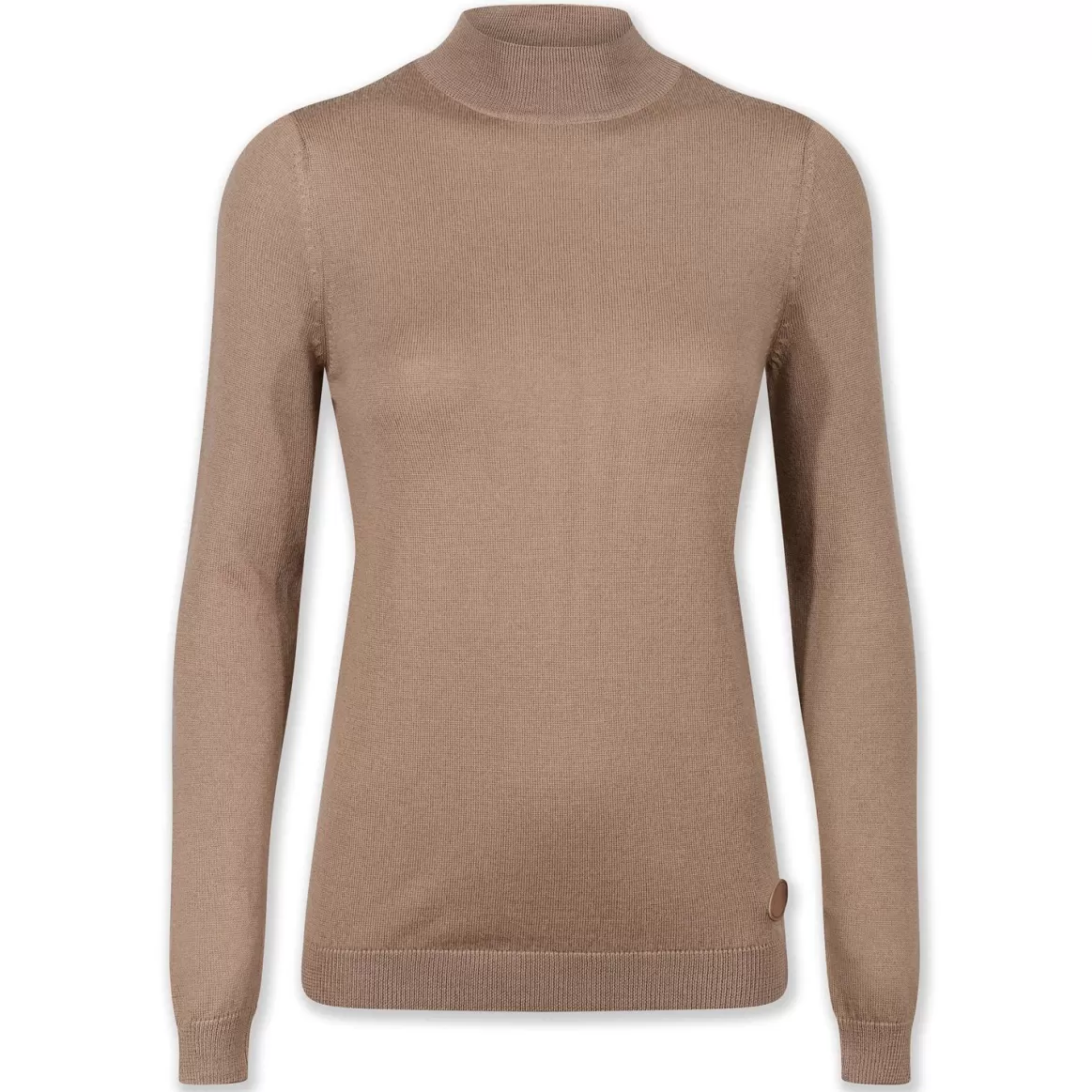 Welligogs Jumpers & Cardigans*Merino Wool Turtle Neck Camel Jumper