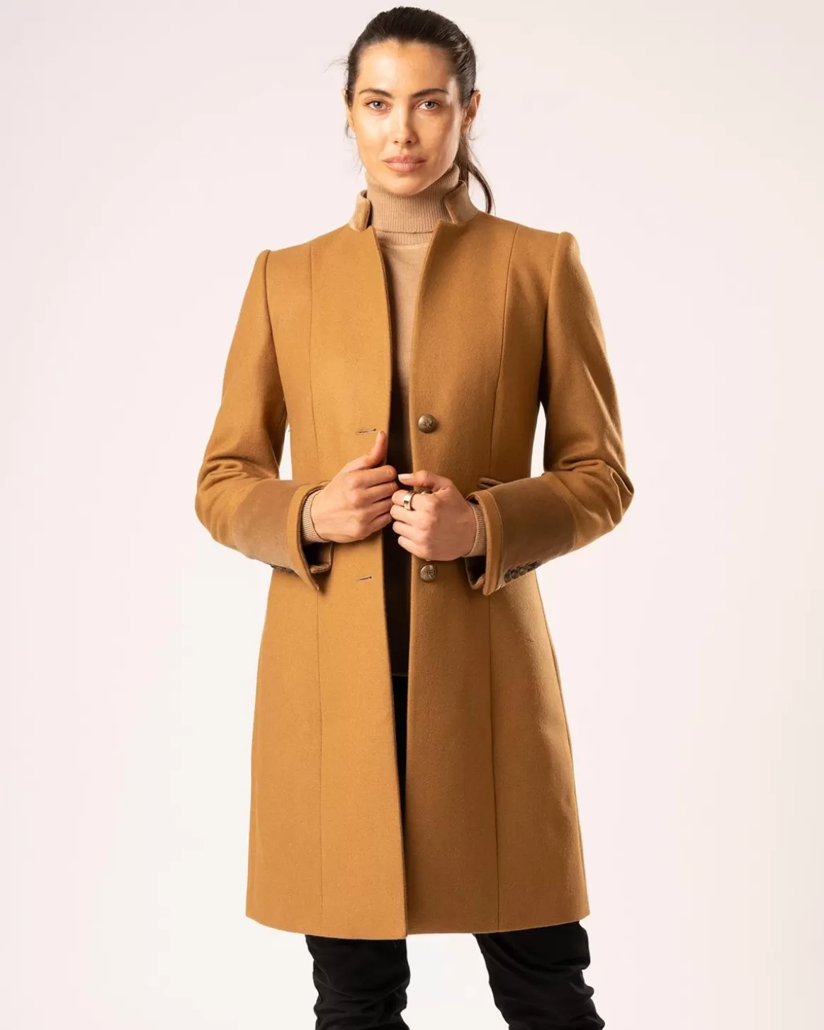 Welligogs Coats*Oxford Camel Wool Coat - Light Velvet