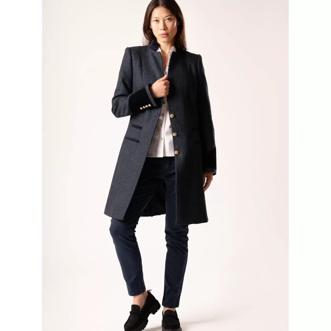 Welligogs Coats*Oxford Midnight Wool Coat