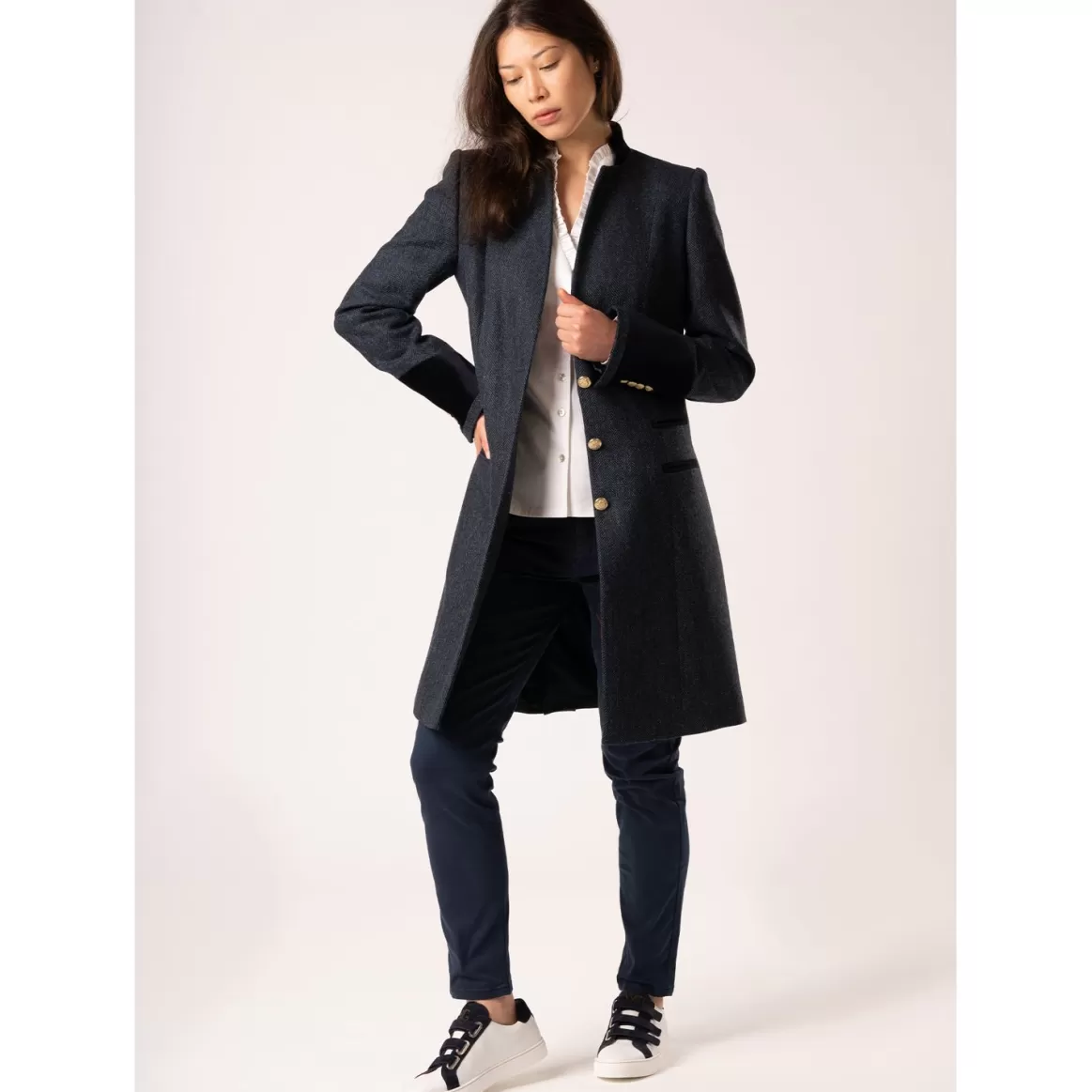 Welligogs Coats*Oxford Midnight Wool Coat