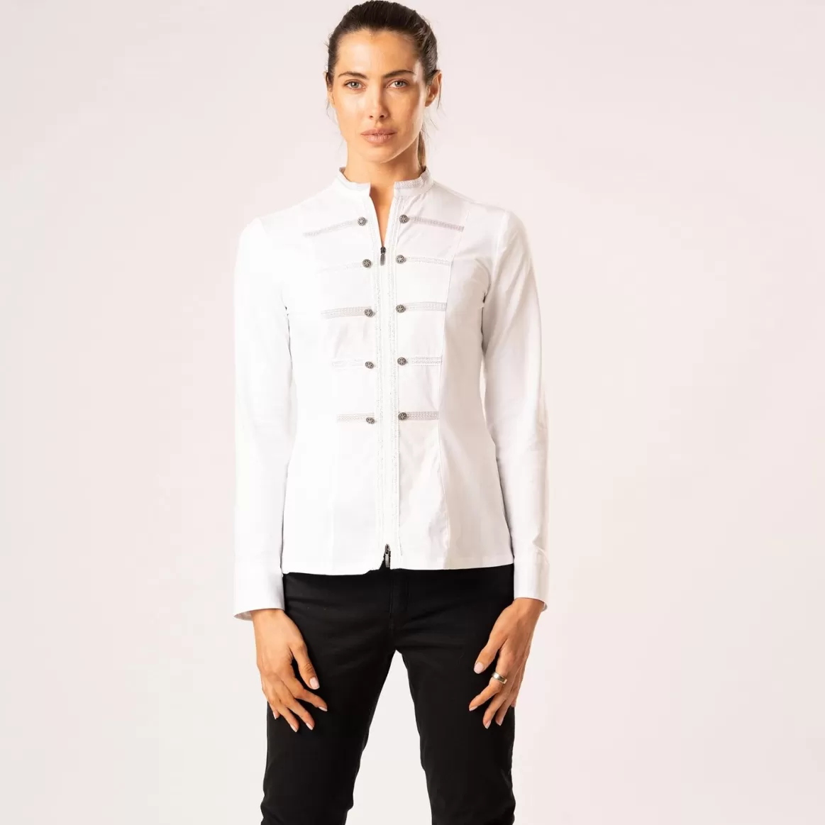 Welligogs Shirts*Phoebe Silver Shirt