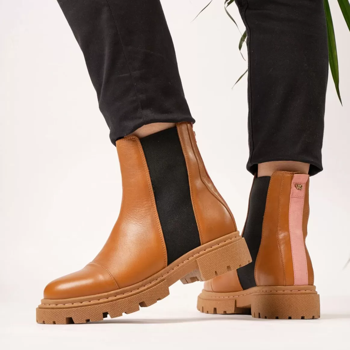 Welligogs Short Boots*Rio Tan Chunky Boots